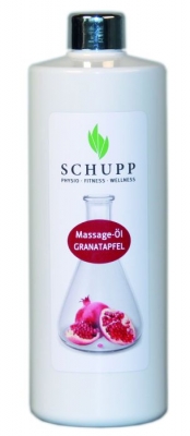 SCHUPP MASSAGE-L GRANATAPFEL 500 ml + 1 Spender Paraffinfrei