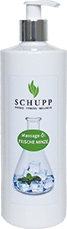 SCHUPP MASSAGE-L FRISCHE MINZE 500 ml + 1 Spender