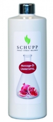 SCHUPP MASSAGE-ÖL GRANATAPFEL 500 ml + 1 Spender Paraffinfrei